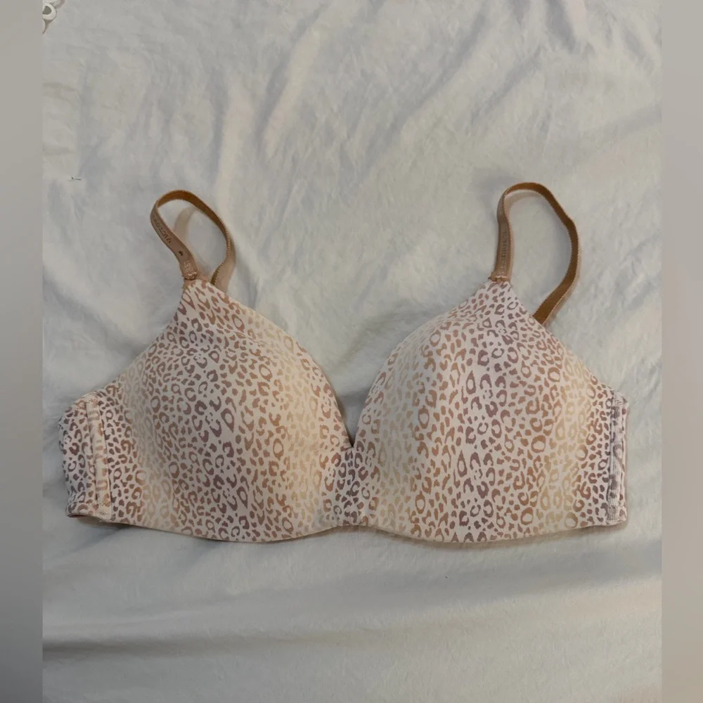 Victoria Secret Cotton Lingerie Leopard Print Women's Bra
